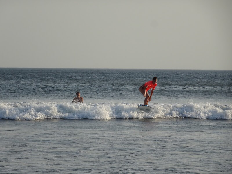 beginner surfing in panama