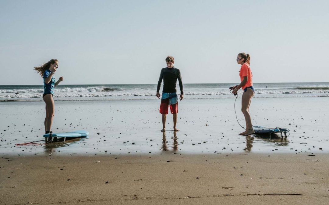 Beginner Surfing in Panama