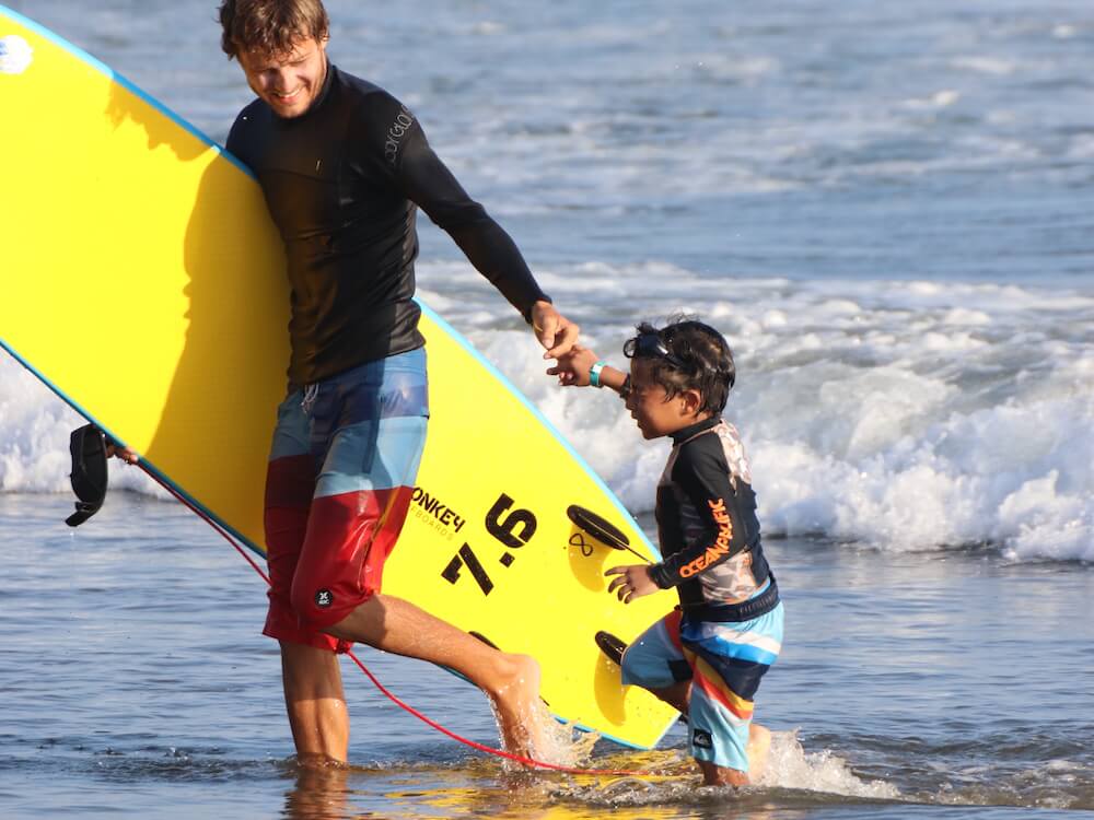 kids surf class